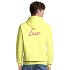 Love - "Chromatic Kiss" Hoodie Light Yellow XS 5