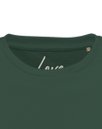 Love - "Chromatic Kiss" T-shirt Bottle Green XS 2