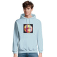Love - "Chromatic Kiss" Hoodie creamy blue 4