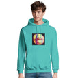 Love - "Chromatic Kiss" Hoodie pool blue 4