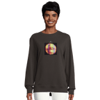 Love - "Chromatic Kiss" Sweatshirt deep charcoal grey XS 5