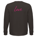 Love - "Chromatic Kiss" Sweatshirt deep charcoal grey XS 2