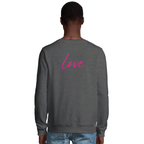 Love - "Chromatic Kiss" Sweatshirt Grey Melange XS 4