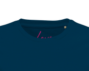 Love - "Chromatic Kiss" T-shirt denim XS 2