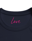 Love - "Chromatic Kiss" T-shirt French Navy XS 30