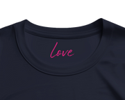 Love - "Chromatic Kiss" T-shirt French Navy XS 2