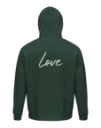 Love - "Chromatic Kiss" Hoodie Bottle Green XS 2