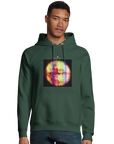 Love - "Chromatic Kiss" Hoodie Bottle Green XS 3