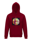 Love - "Chromatic Kiss" Hoodie Burgundy XS 1