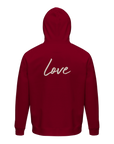 Love - "Chromatic Kiss" Hoodie Burgundy XS 2