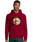 Love - "Chromatic Kiss" Hoodie Burgundy XS 3