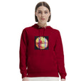 Love - "Chromatic Kiss" Hoodie Burgundy 5