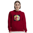 Love - "Chromatic Kiss" Hoodie Burgundy 5