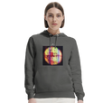 Love - "Chromatic Kiss" Hoodie charcoal melange 5