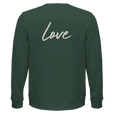 Love - "Chromatic Kiss" Sweatshirt Bottle Green 2