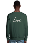 Love - "Chromatic Kiss" Sweatshirt Bottle Green XS 4