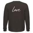 Love - "Chromatic Kiss" Sweatshirt deep charcoal grey 2