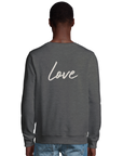 Love - "Chromatic Kiss" Sweatshirt Grey Melange XS 4