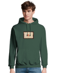 Lucky - "Kiss my Ass" Hoodie Bottle Green XS 46