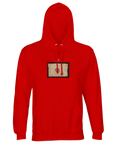 Lucky - "Kiss my Ass" Hoodie Bright Red XS 19