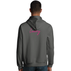 Lucky - "Kiss my Ass" Hoodie charcoal melange XS 4
