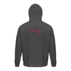 Lucky - "Kiss my Ass" Hoodie Grey Melange XS 2