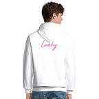 Lucky - "Kiss my Ass" Hoodie White XS 4