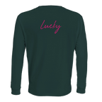 Lucky - "Kiss my Ass" Long sleeve green empire XS 2
