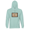 Lucky - "Kiss my Ass" Hoodie arctic blue 1