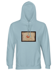 Lucky - "Kiss my Ass" Hoodie creamy blue XS 1