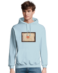 Lucky - "Kiss my Ass" Hoodie creamy blue XS 3