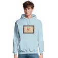 Lucky - "Kiss my Ass" Hoodie creamy blue 3