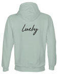 Lucky - "Kiss my Ass" Hoodie creamy green XS 2
