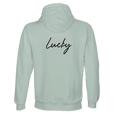 Lucky - "Kiss my Ass" Hoodie creamy green 2