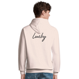 Lucky - "Kiss my Ass" Hoodie creamy pink 4