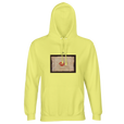 Lucky - "Kiss my Ass" Hoodie Light Yellow 1
