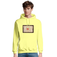 Lucky - "Kiss my Ass" Hoodie Light Yellow 3