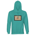 Lucky - "Kiss my Ass" Hoodie pool blue 1