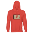 Lucky - "Kiss my Ass" Hoodie pop orange 1