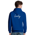 Lucky - "Kiss my Ass" Hoodie Royal Blue 4