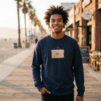 Lucky - "Kiss my Ass" Sweatshirt French Navy XS 1