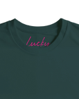 Lucky - "Kiss my Ass" T-shirt green empire XS 53