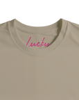 Lucky - "Kiss my Ass" T-shirt Khaki XS 47