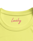 Lucky - "Kiss my Ass" T-shirt Light Yellow S 10