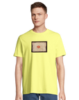 Lucky - "Kiss my Ass" T-shirt Light Yellow XS 4