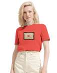 Lucky - "Kiss my Ass" T-shirt pop orange XS 5