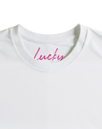 Lucky - "Kiss my Ass" T-shirt White XS 2