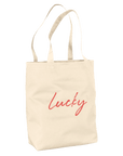 Lucky - "Kiss my Ass" Tote Bag Natural 3