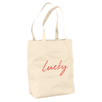 Lucky - "Kiss my Ass" Tote Bag Natural 3