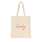 Lucky - "Kiss my Ass" Tote Bag Natural 2